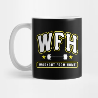 WFH Workout From Home Mug